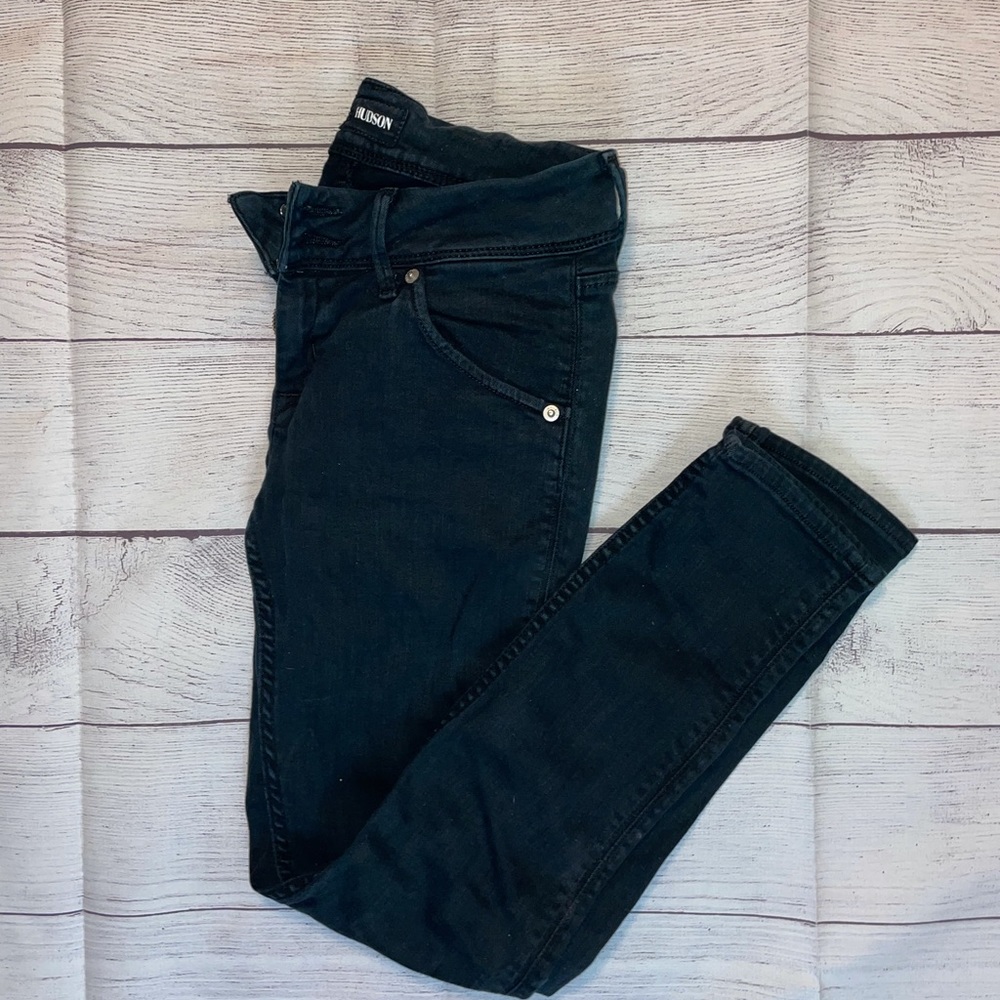 Women's Hudson Black Skinny Jeans